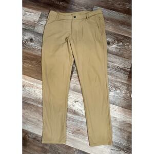 Birddog khaki performance pant in men’s size 34x32